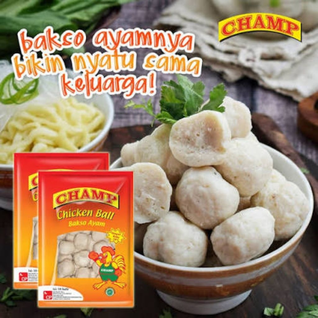 Bakso Ayam Champ 500 gr | BAKSO CHAMP 500 GR