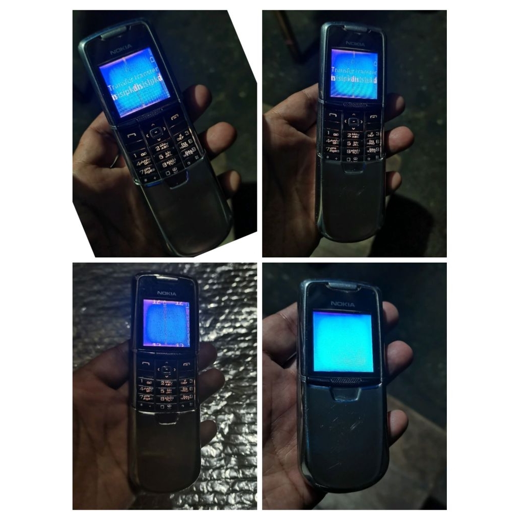 Nokia 8800 mesin hidup Lcd rusak anggap jual spare part bahan
