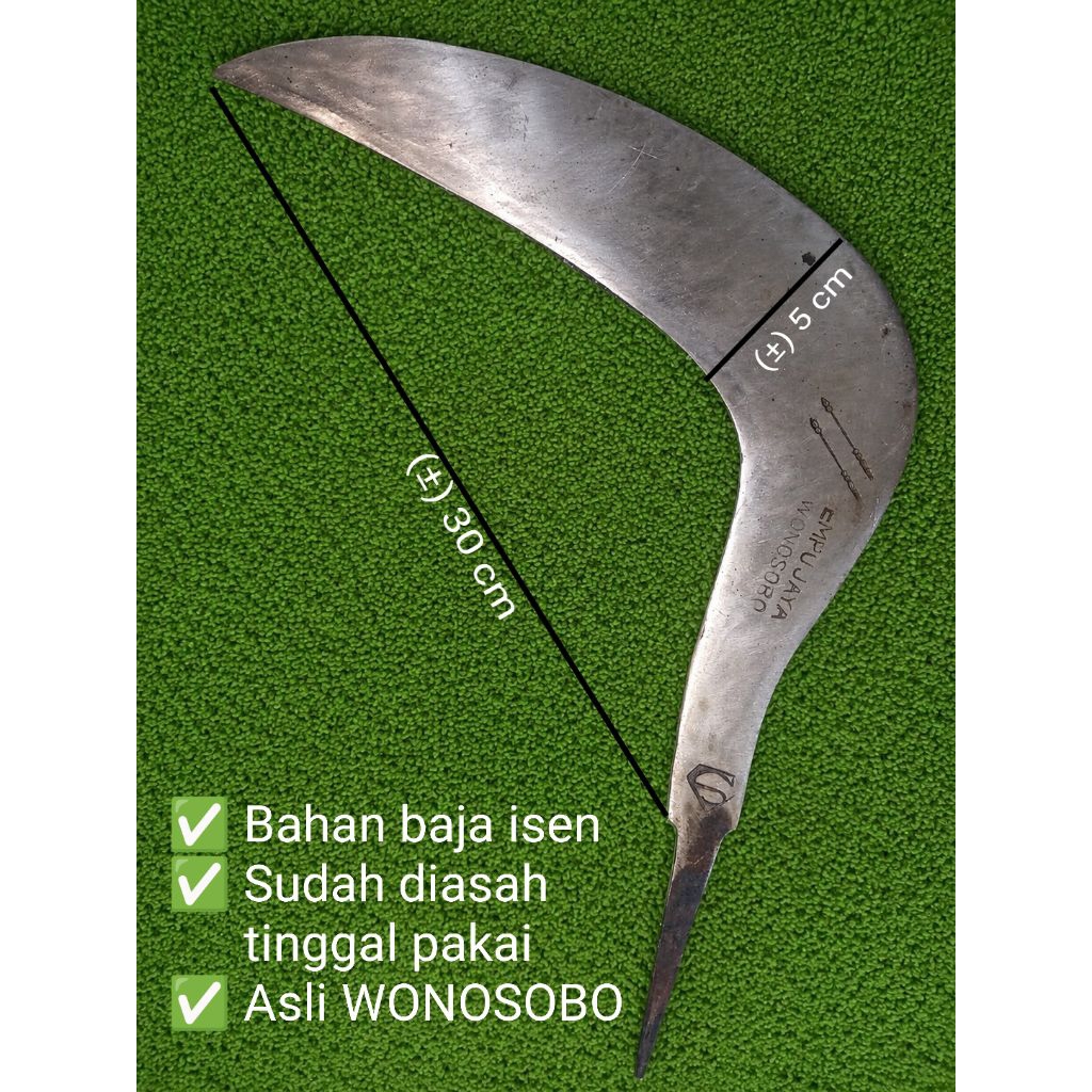 aret rumput baja isen