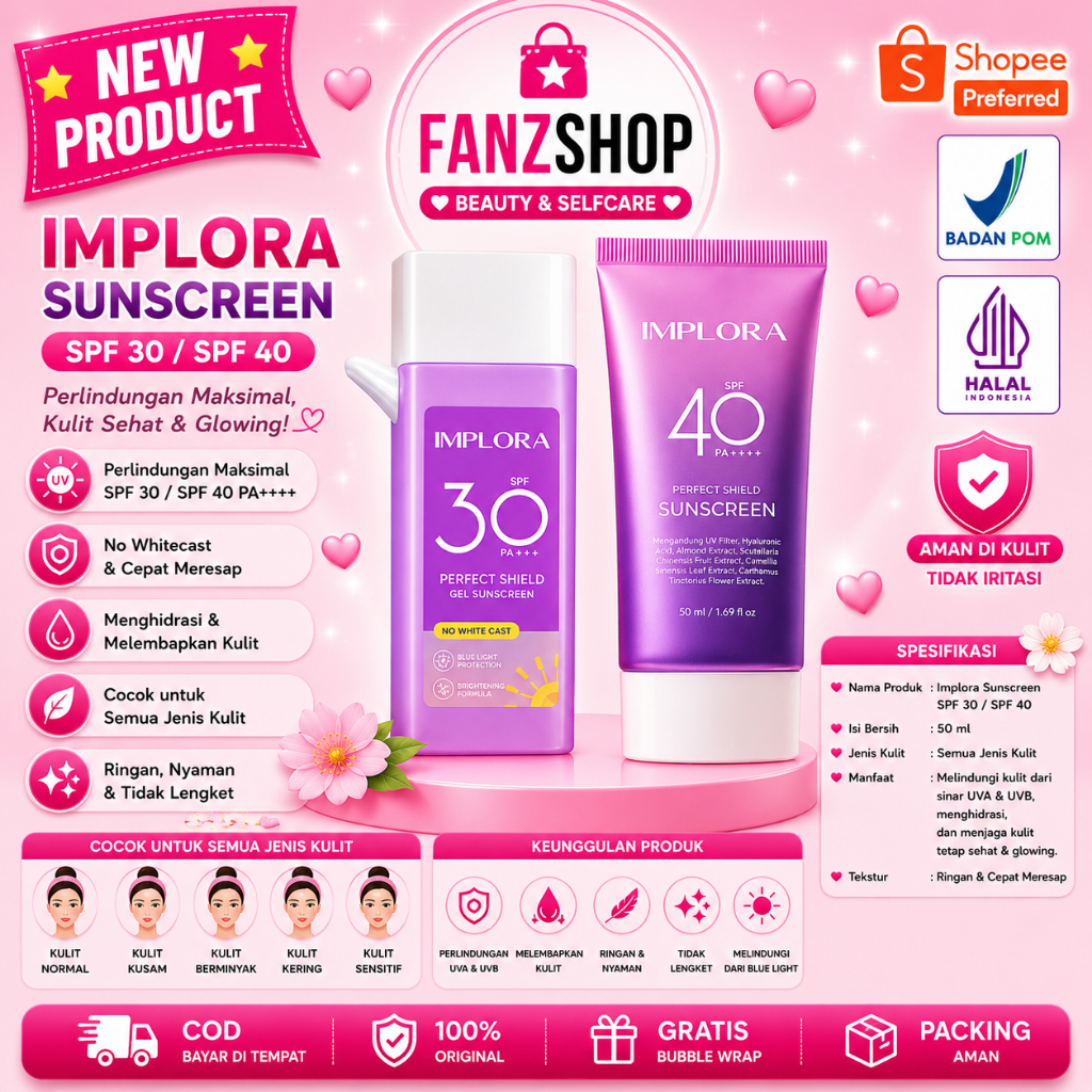 Implora perfect shield sunscreen spf 40 implora sunscreen