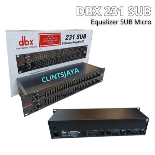 Equalizer dbx 231SUB Micro - equalizer 231sub micro