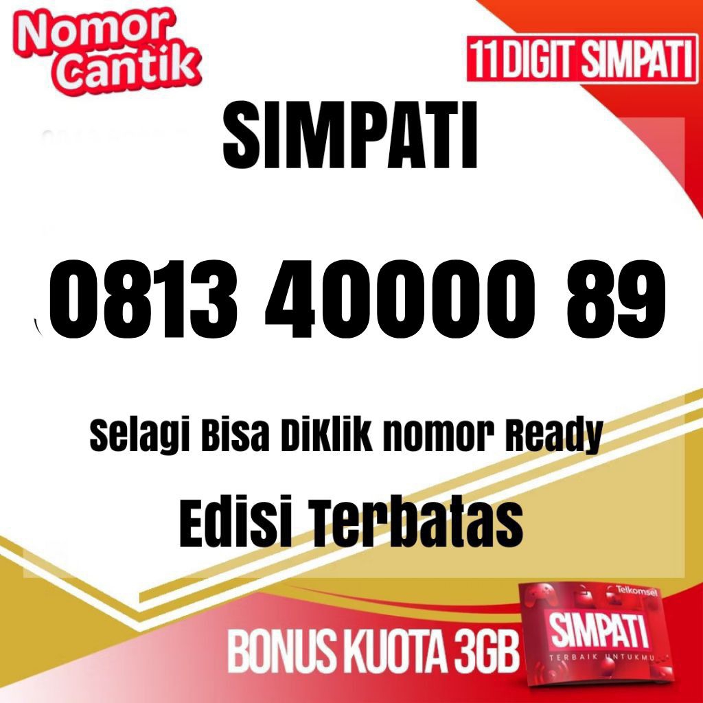 nomor cantik simpati 11 digit