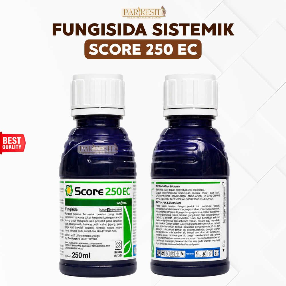 Fungisida SCORE 250 EC 250 ML | Obat Penyakit Jamur Tanaman Padi Cabai Tomat Bawang