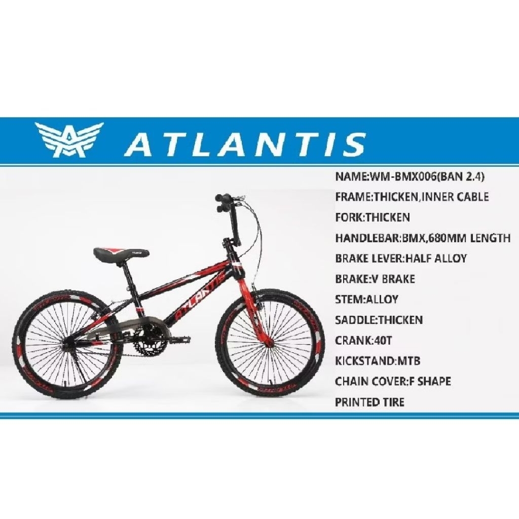 Sepeda Anak BMX Atlantis 006 20inch