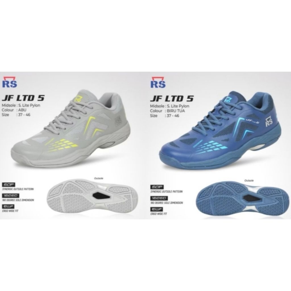 Sepatu Badminton RS JF 5 LTD | RS JF5 LTD Original