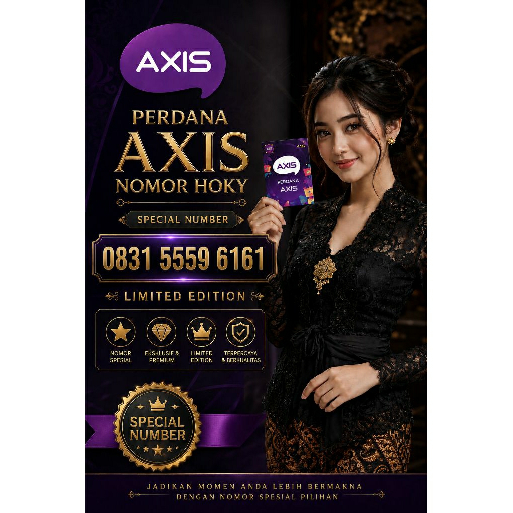 PERDANA AXIS NOMOR CANTIK NOMOR PILIHAN GIGI 6161 COCOK UNTUK dr.GIGI
