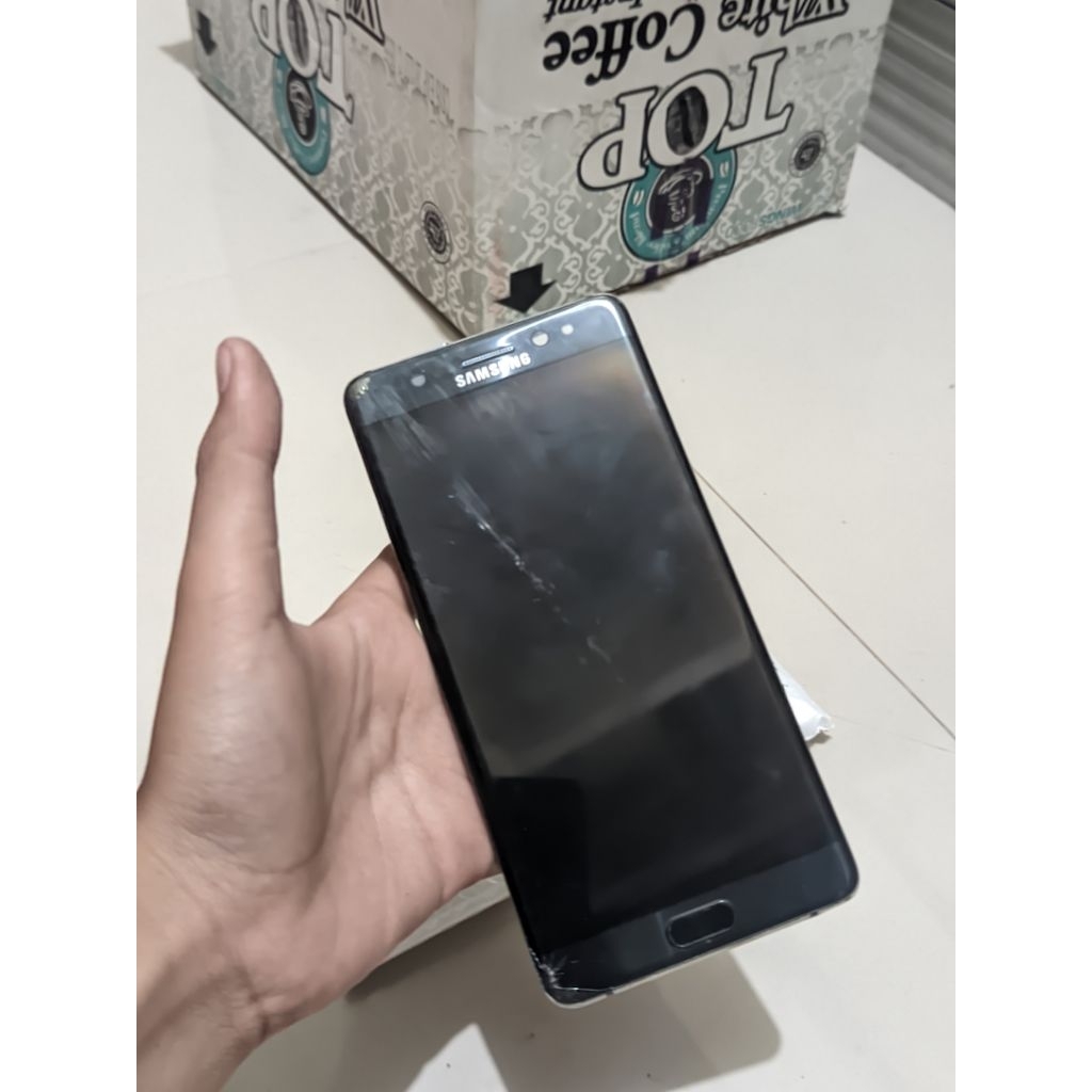Lcd samsung note 7 normal minus retak normal tested