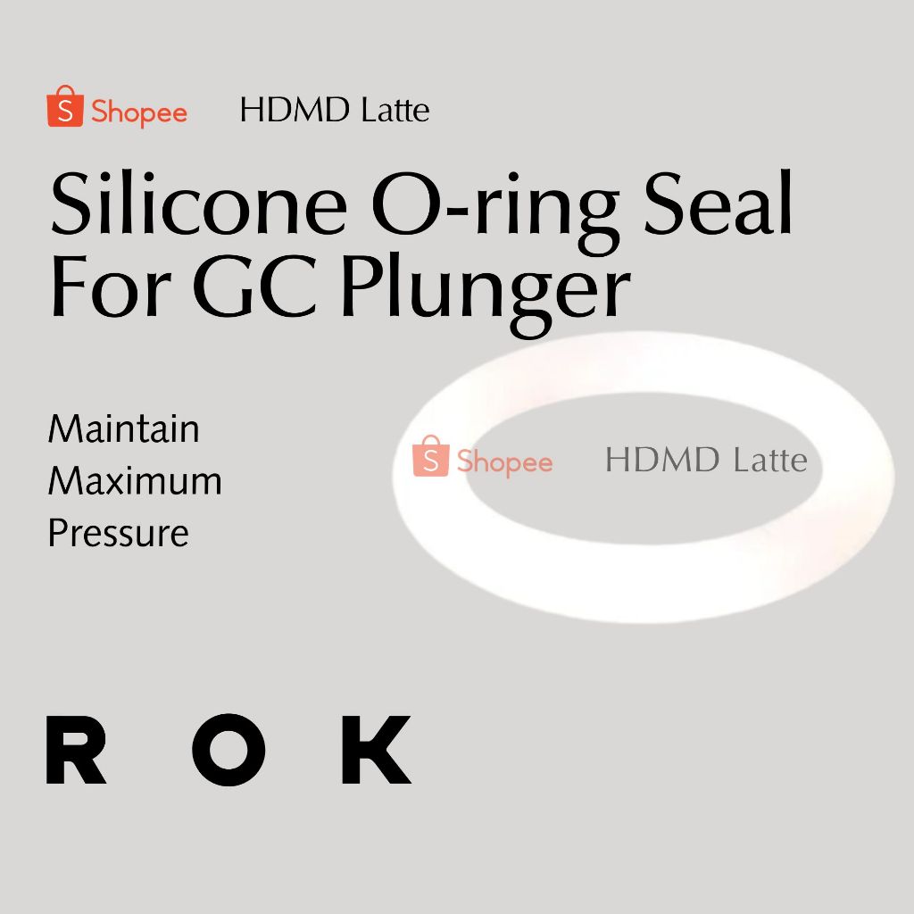 Rok Presso GC Plunger Oring Silicone Seal