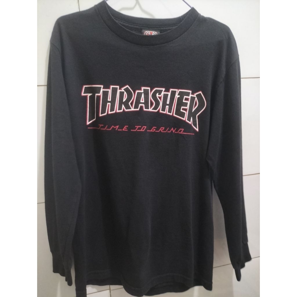 Thrasher x Independent Time To Grind long sleeve