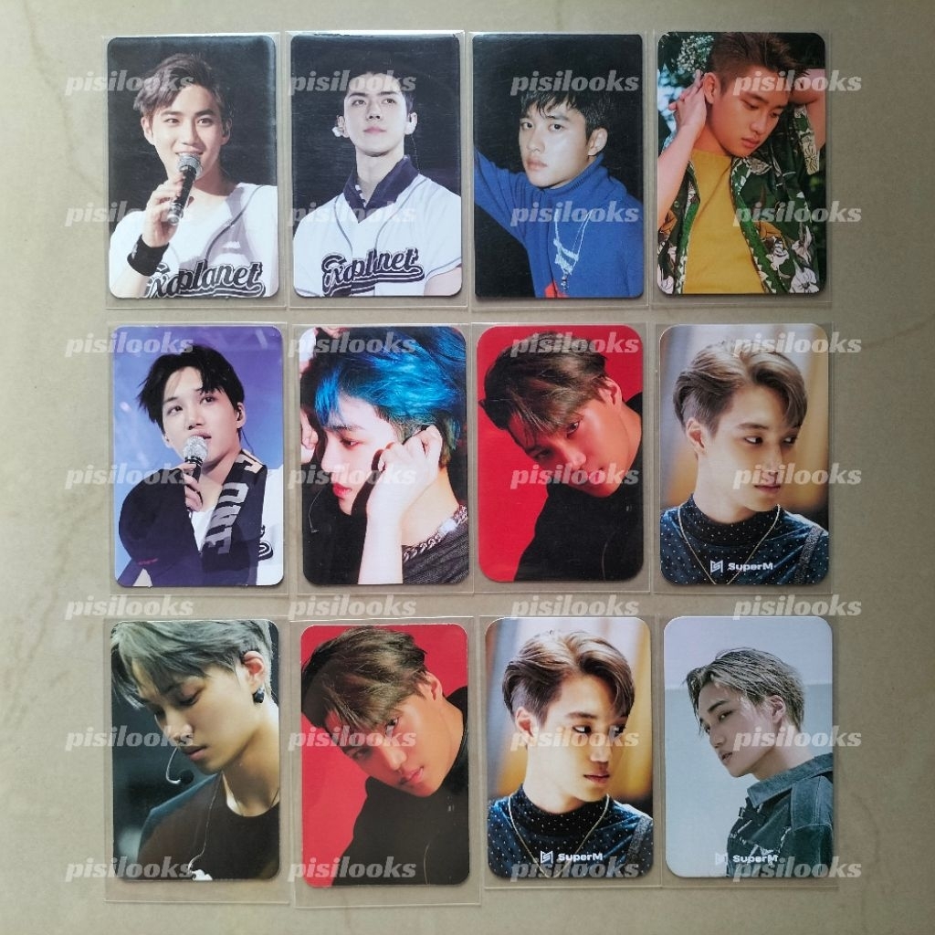 PC PHOTOCARD OFFICIAL EXO SUHO SEHUN D.O. DOH KYUNGSOO KAI KIM JONGIN NON ALBUM MINISO FIGURE ACTION