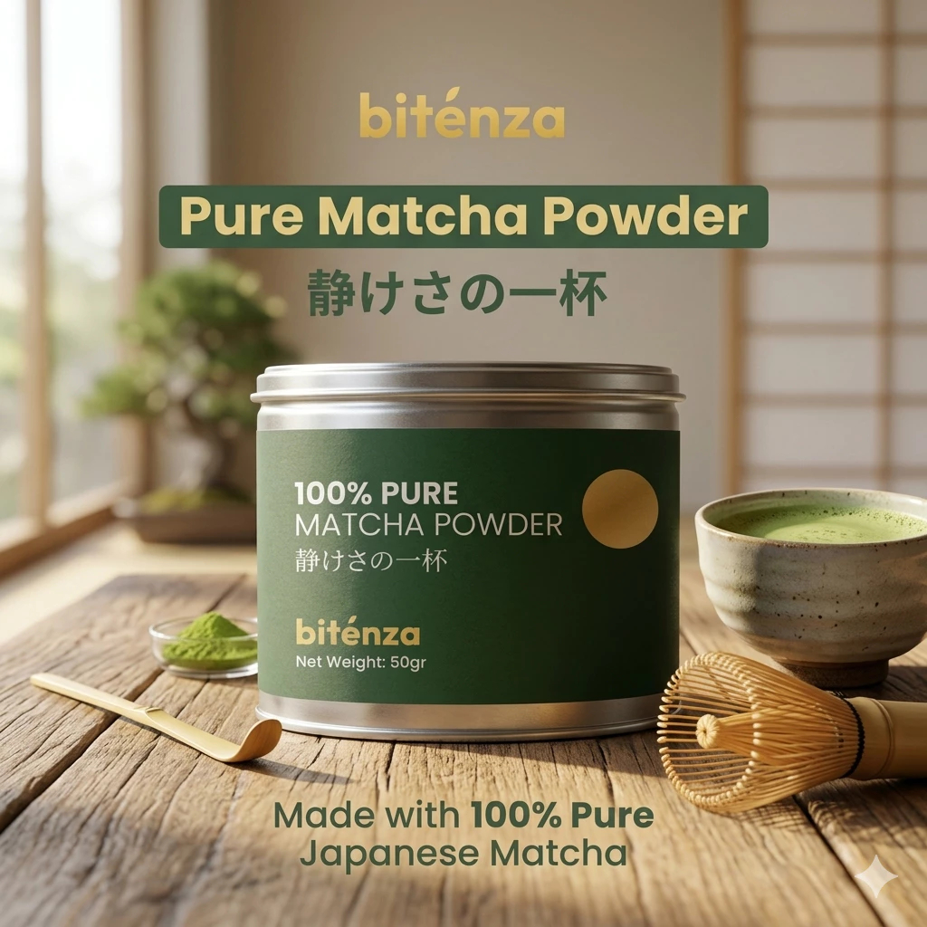 Bitenza - 100% Pure Matcha | Japanese Pure Matcha REAL