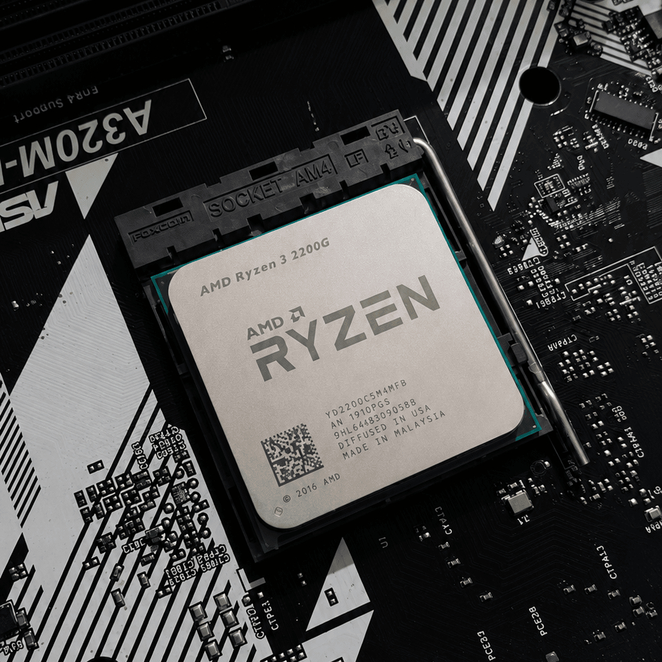 AMD Ryzen 3 2200G Processor AM4 (3.7GHz Boost) 4 Core 4 Thread Radeon Vega Graphics Bekas Second Nor