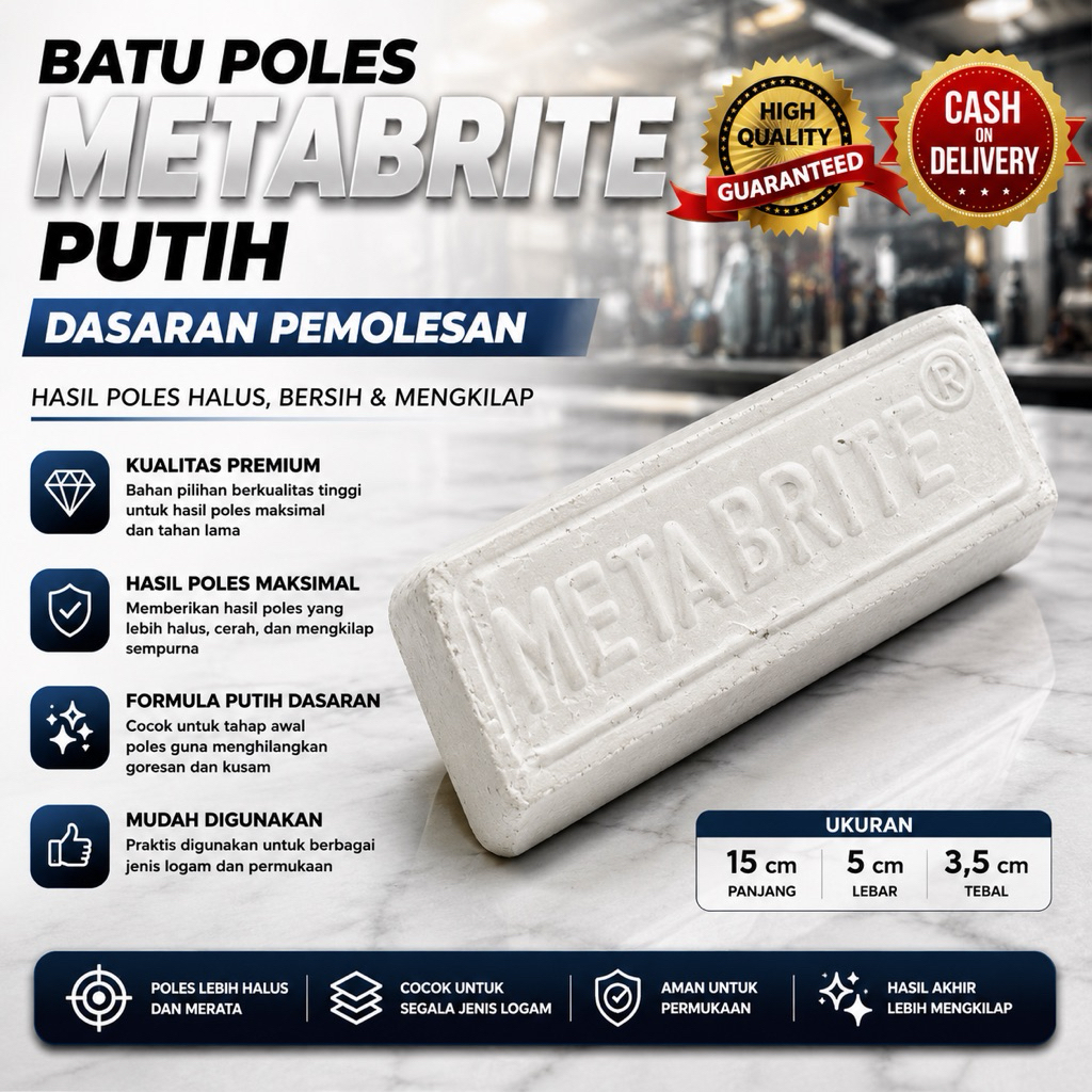 BATU POLES PUTIH - BATU POLES DASARAN METABRITE