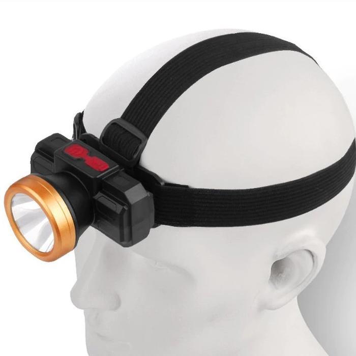 Senter Kepala Headlamp Cahaya Putih Portable Rechargeable T40