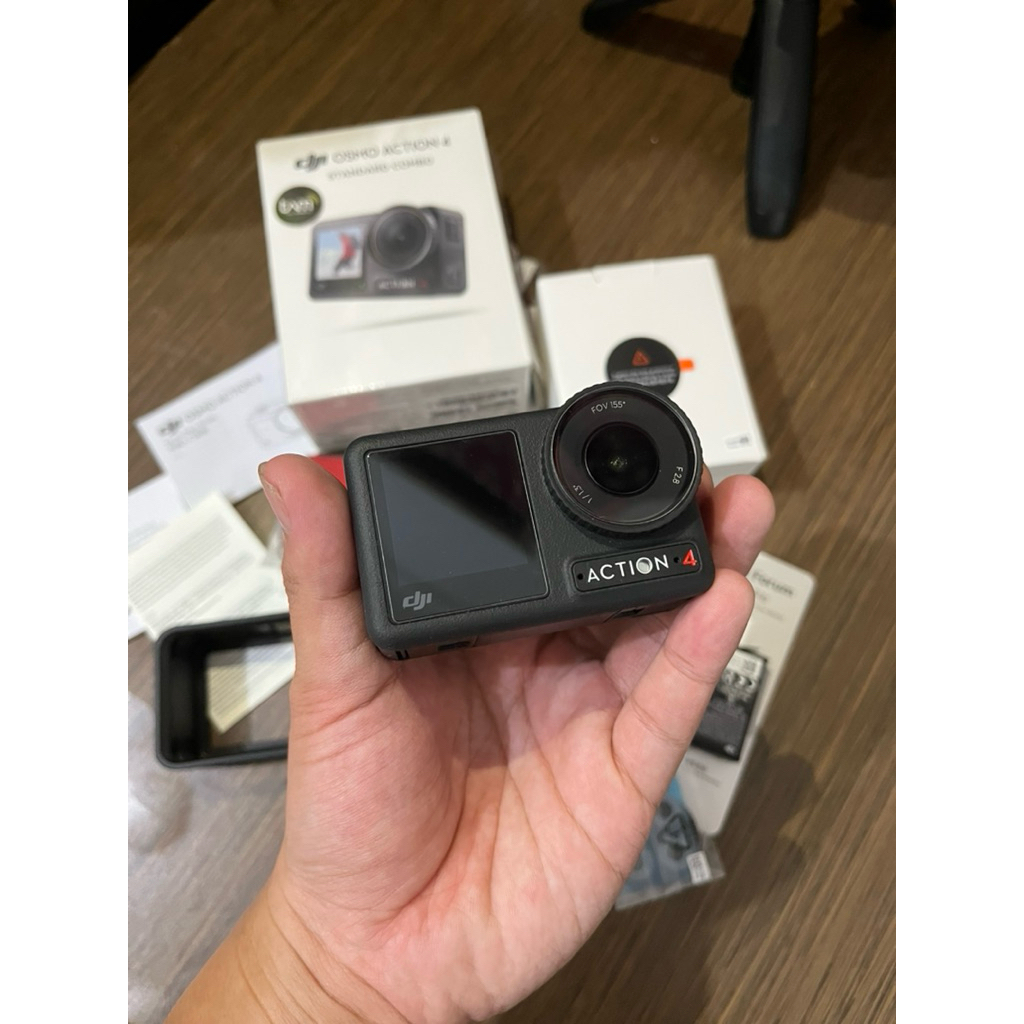 Used Item DJI Osmo Action 4 Standard Combo Garansi Resmi TAM Indonesia Fullset No Minus Second Bekas