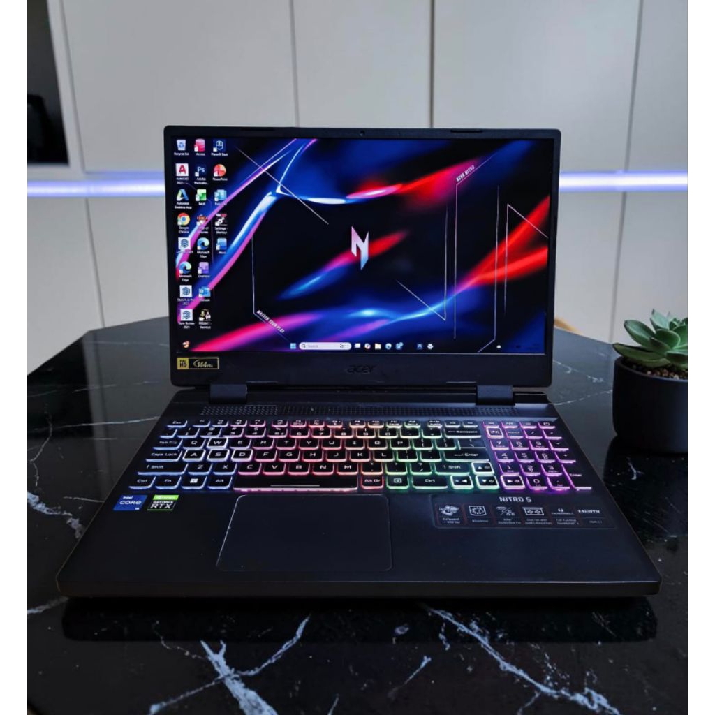 ACER NITRO 5-PRO AN515-58 RGB GEN 12 NVIDIA RTX 3050 (ACER PREDATOR