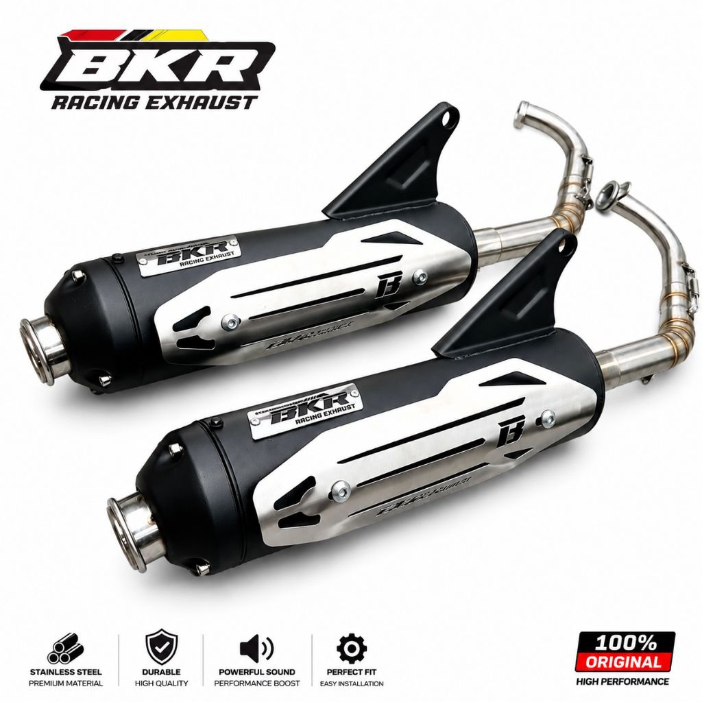 Knalpot Standar Kenochi BKR Racing Exhaust Vario Beat Mio Scoopy Pcx Aerox Nmax