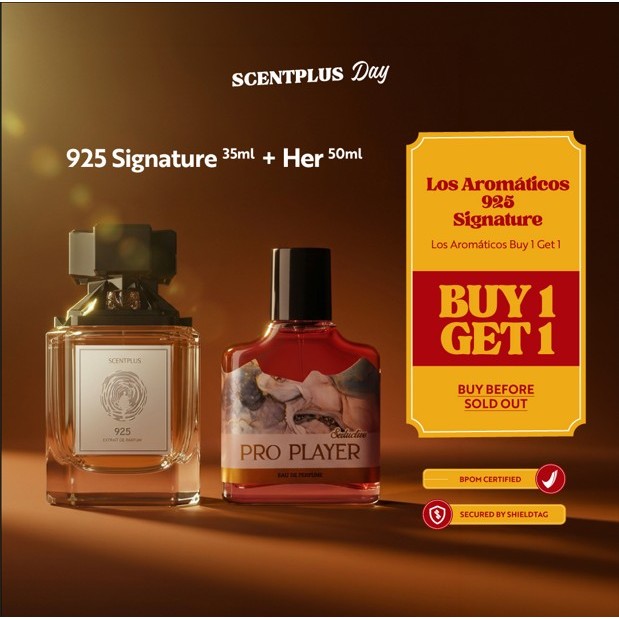 Scentplus- Los Aromáticos 925 Signature Buy 1 Get 1  Scentplus Day