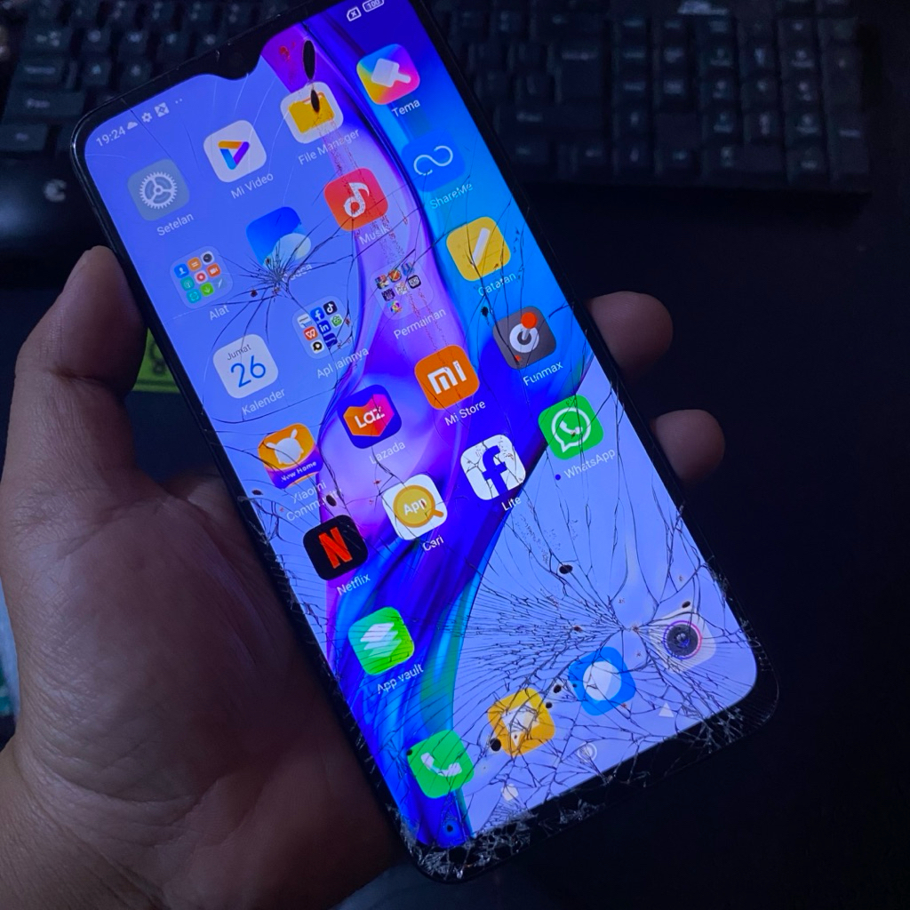 LCD TOUSCREEN FULLSET COMPLETE Redmi 9 / Redmi 9 Prime / Poco M2 MINUSAN