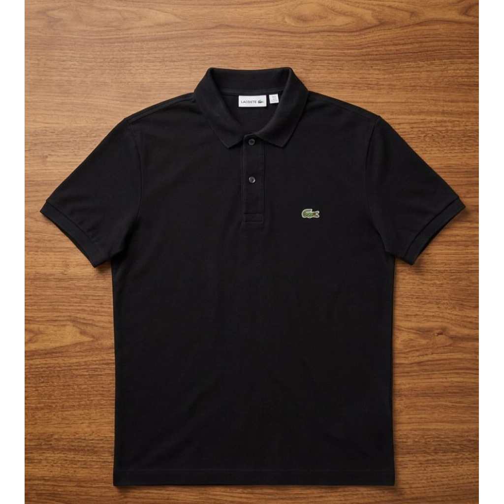 Polo lacoste black barang rare