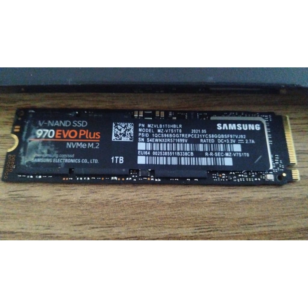 SSD Nvme Samsung 970 Evo Plus 1TB with DRAM Ori 100%