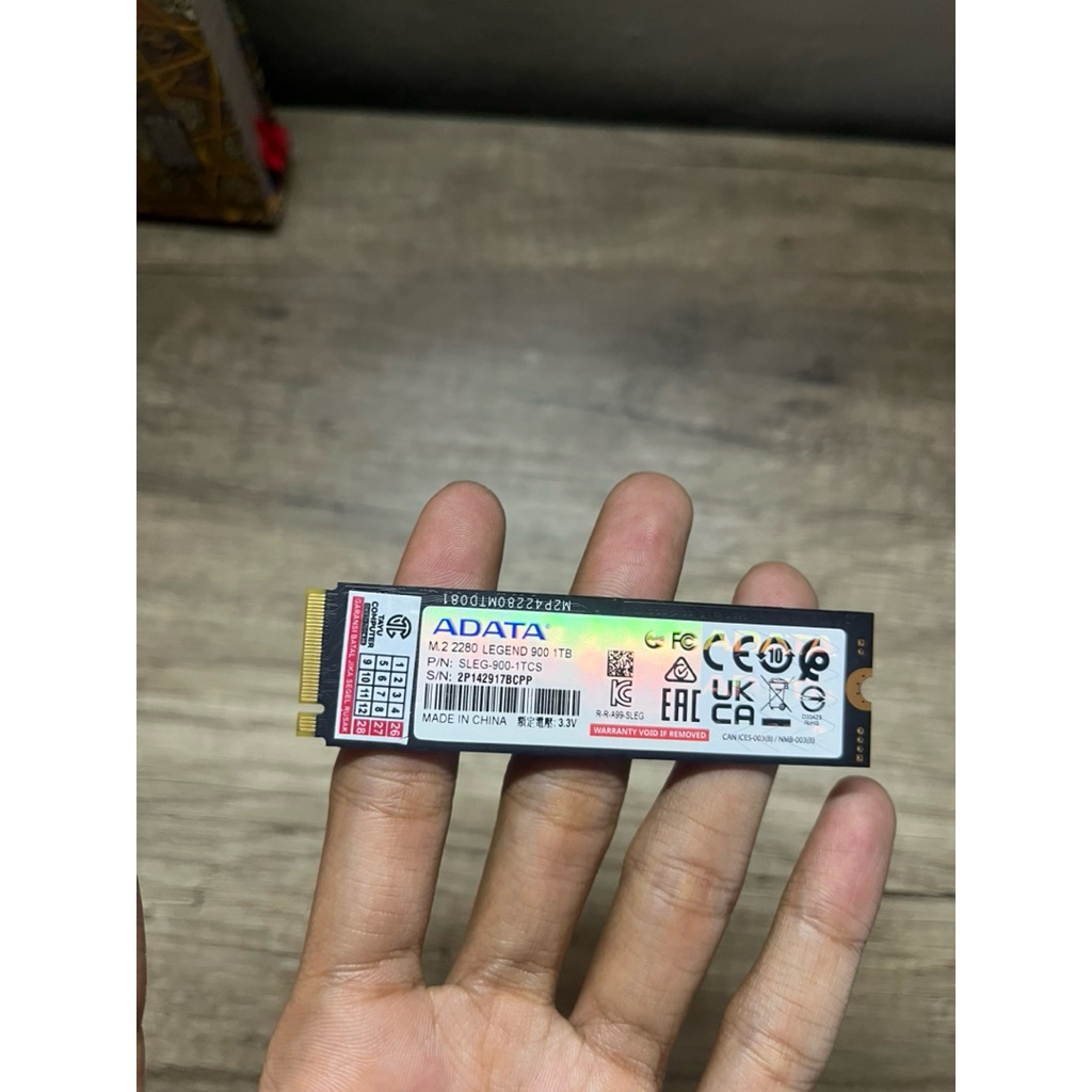 NVMe Adata legend 900 1TB Pcie 4.0