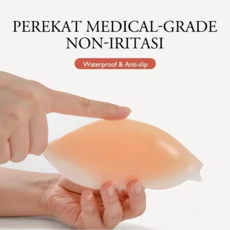 [COD] BRA SILIKON - Bra Tempel Silikon Nipple Patch Pads Bra Silicone Gel Toy wanita