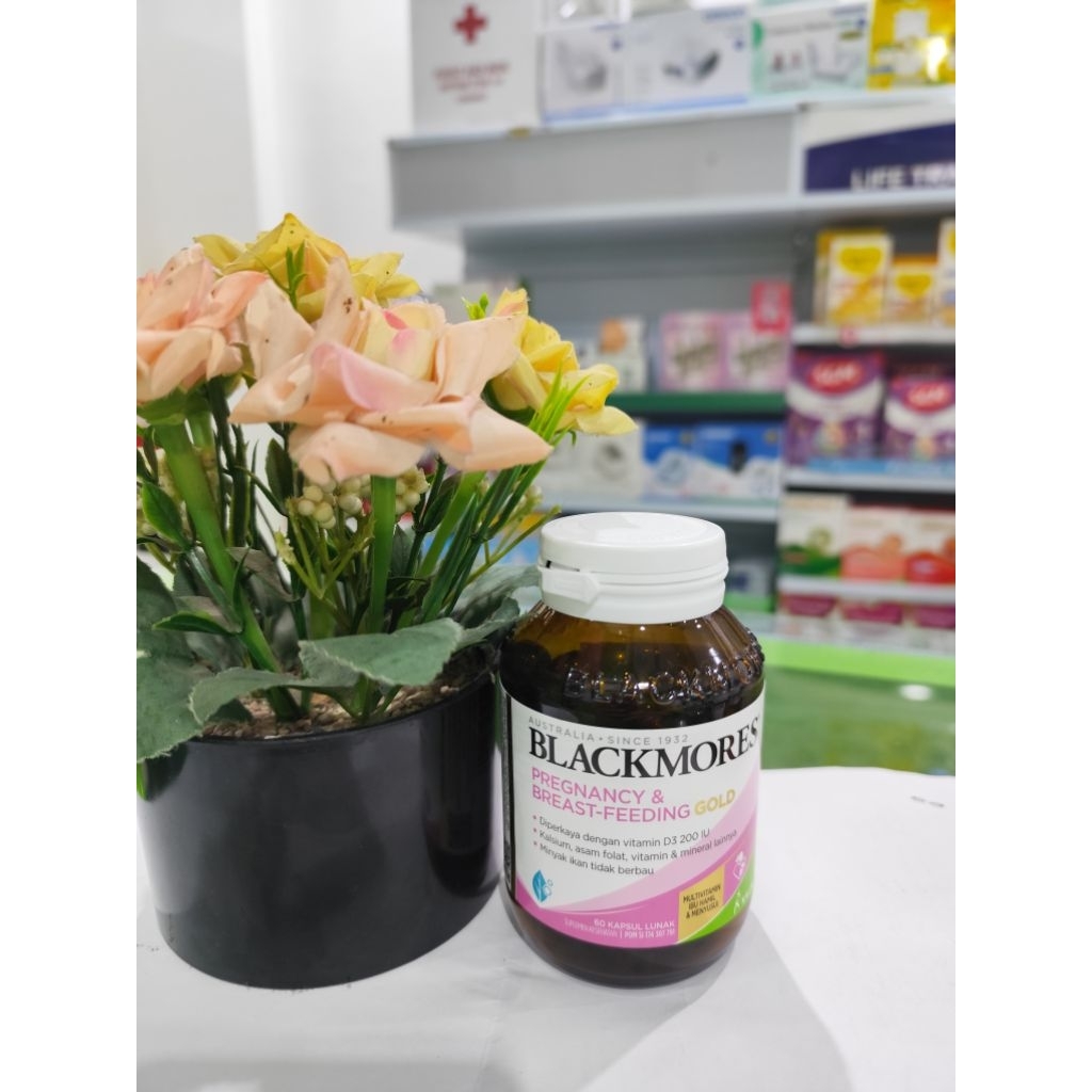 BLACKMORES PREGNANCY BREAST FEED GOLD SOFTCAP 60S