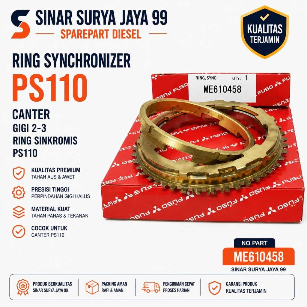 RING SYNCHRONIZER PS110 CANTER GIGI 2-3 RING SINKROMIS NO PART ME610458