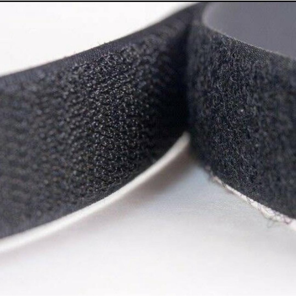 (Harga Per 25cm) Perekat Velcro lebar 10cm perekat kain perepet Berkualitas kuat