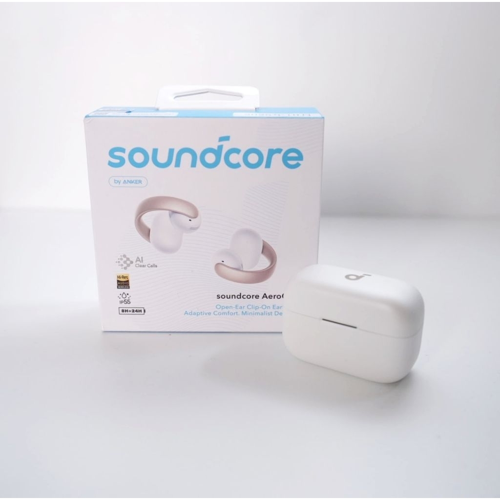 Soundcore Aeroclip TWS clip - White [ Garansi Aktif ]