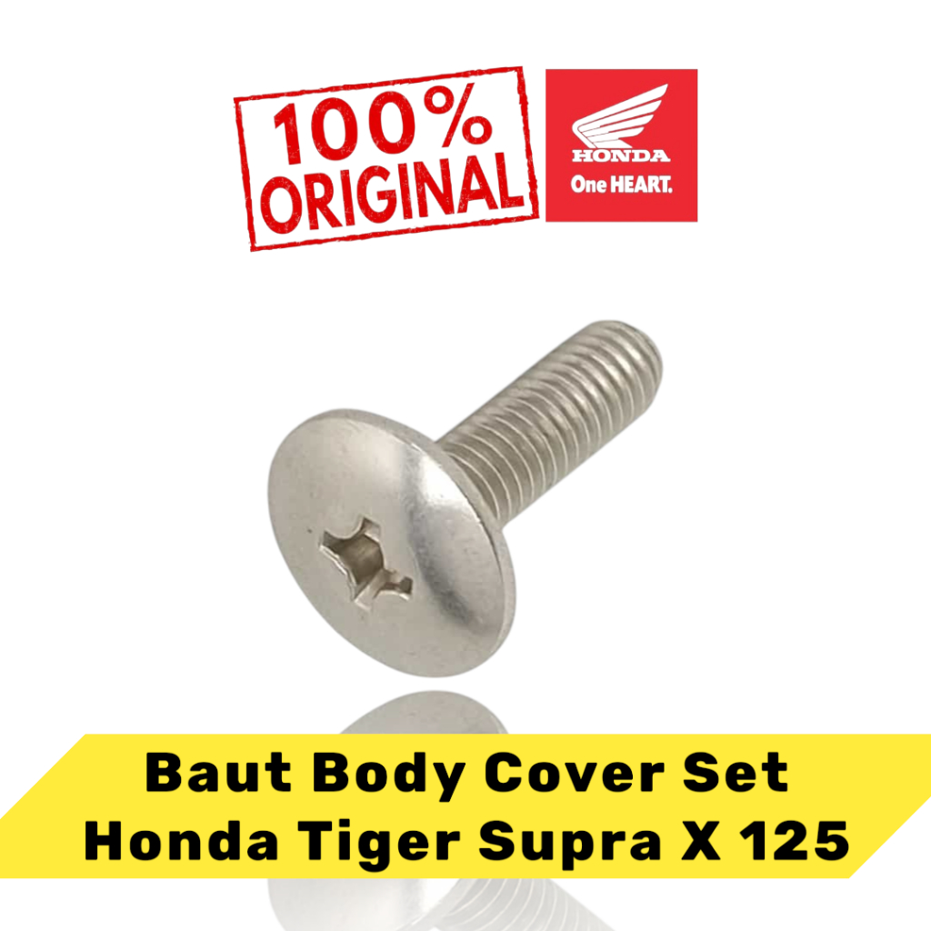 90108-KTM-780 Baut Drat 10 Body Cover Set Honda Tiger Revo Supra X 125 Old Supra X 125 FI