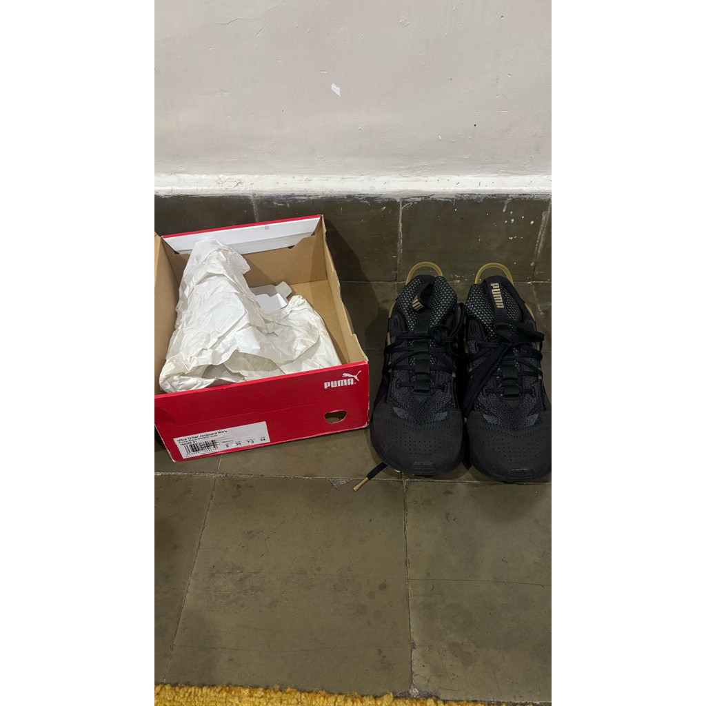 Puma Ultra Triller Jacquard Women’s Original Sepatu Running Wanita Hitam Size 38 EU 24 cm Lengkap Bo