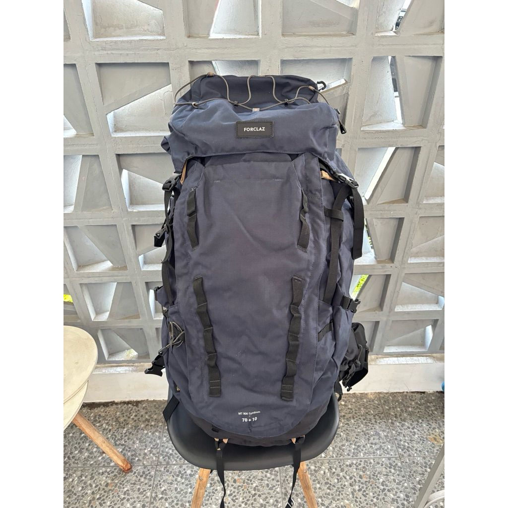 Decathlon 70+10L backpack symbium