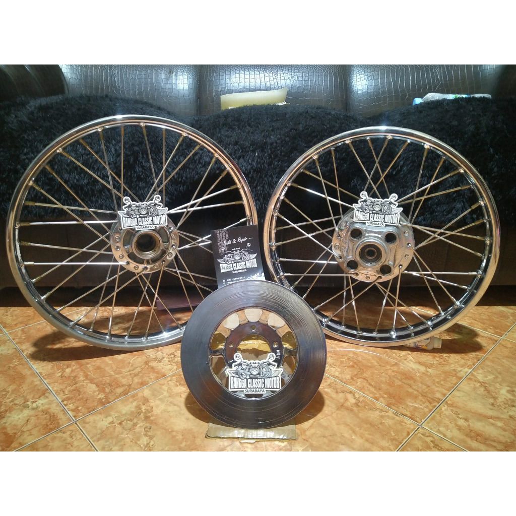 Velk Velg Set Tromol Ori GL100 PSP Classic
