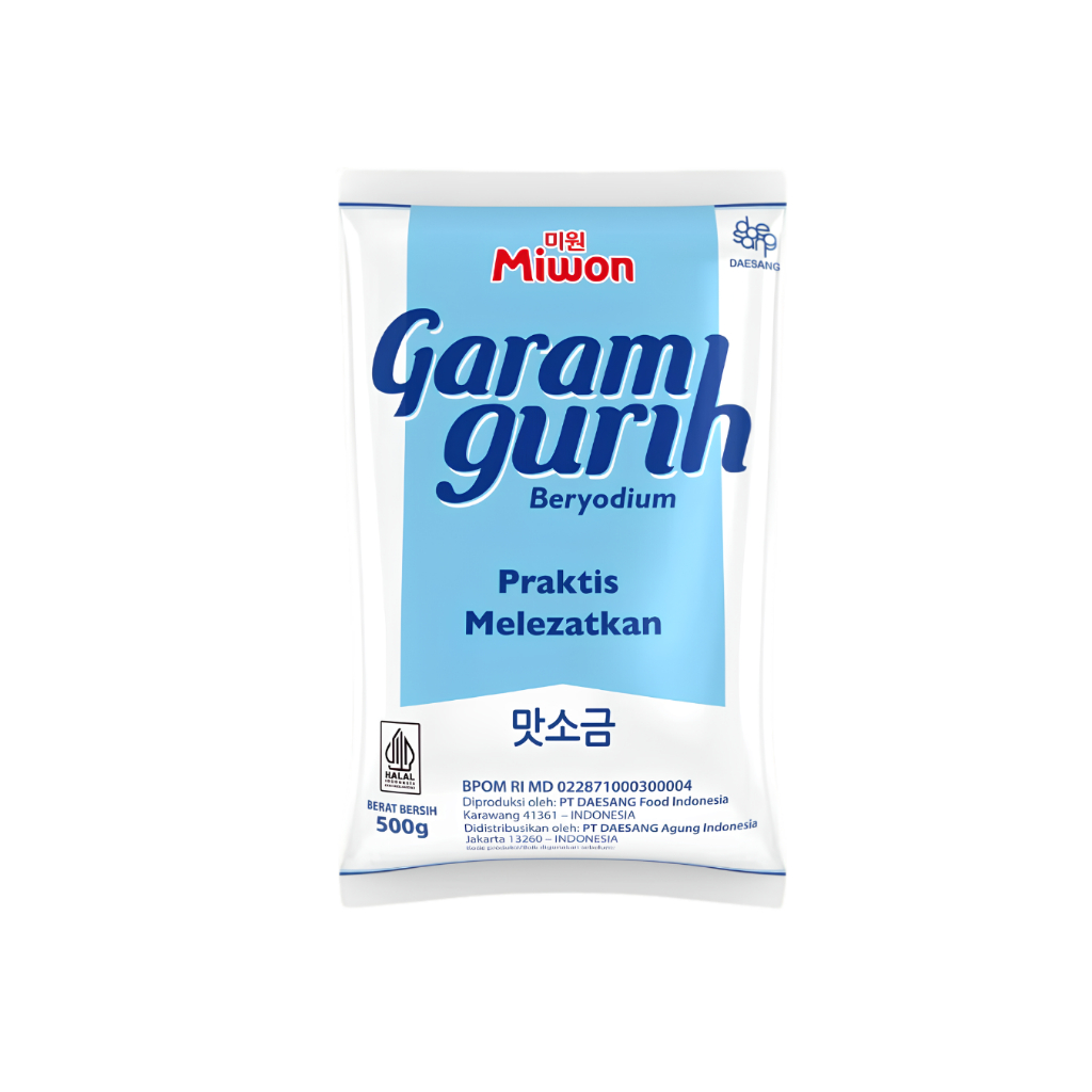 Miwon Garam Gurih 500gr /Garam Beryodium /Garam Konsumsi