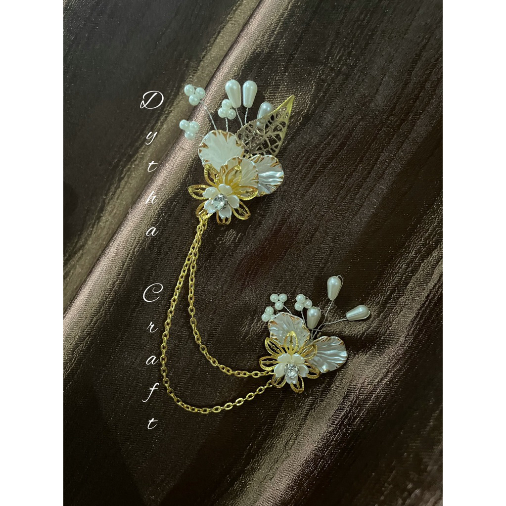 bros juntai kebaya/ bros kebaya/ bros kebaya janggan mutiara juntai