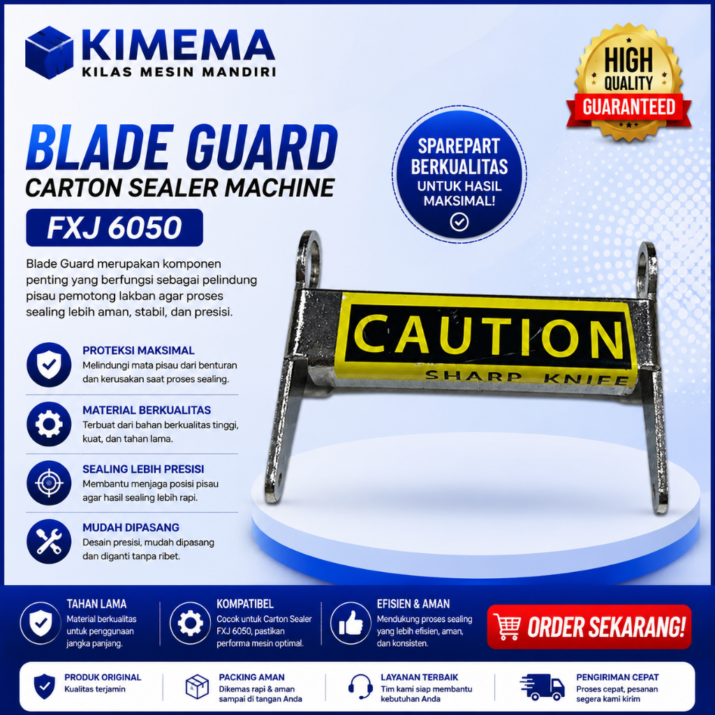Carton Sealer Blade Guard Carton Sealer FXJ 6050