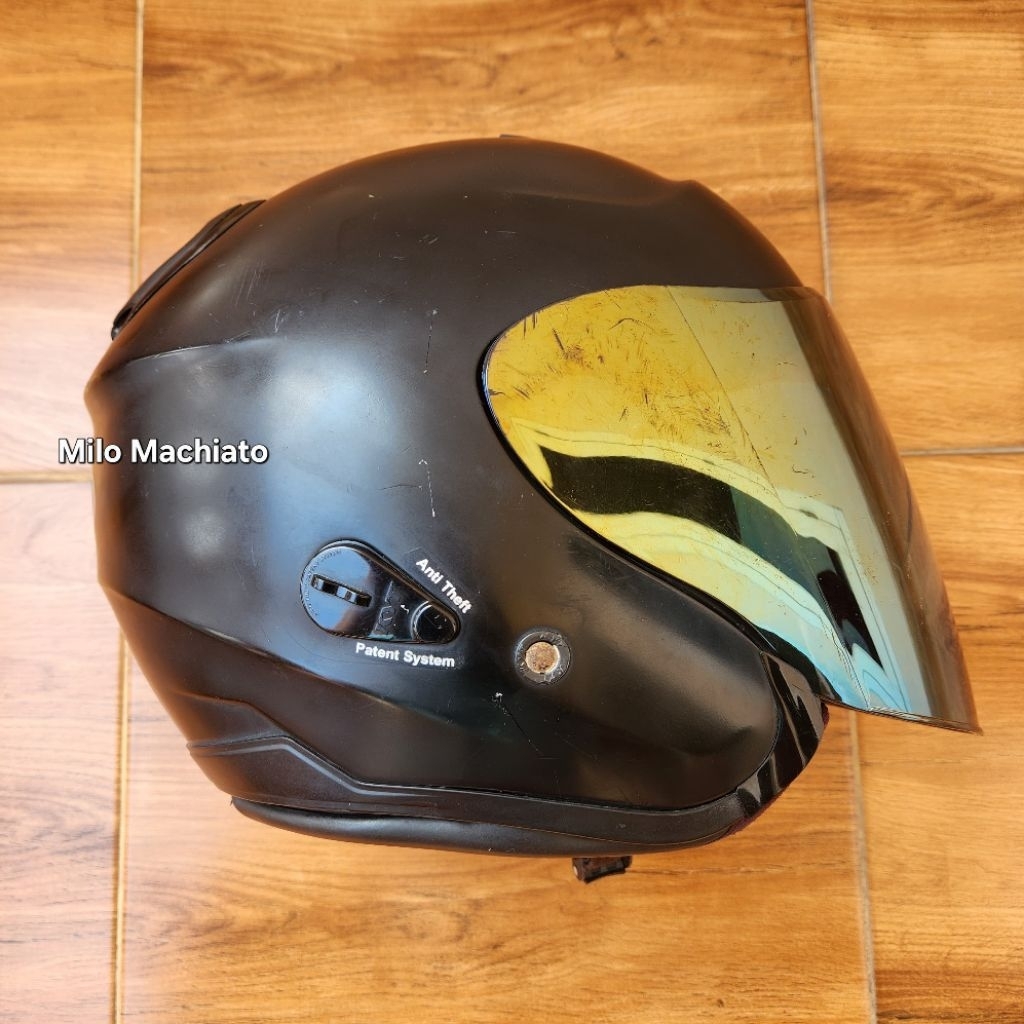 Helm KYT Kyoto size L Black Doff ORIGINAL SECOND