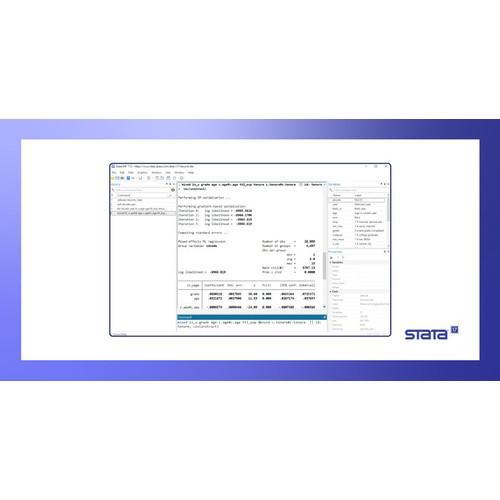 Stata 17 MP For Windows 4 CORE Processor - ORIGINAL - Bebas Update - Lifetime Using