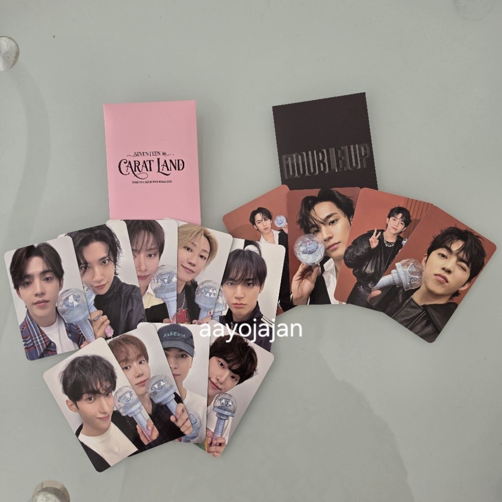 CARATZONE PHOTOCARD PC SEVENTEEN CARATLAND CXM DOUBLE UP MINGYU SCOUPS