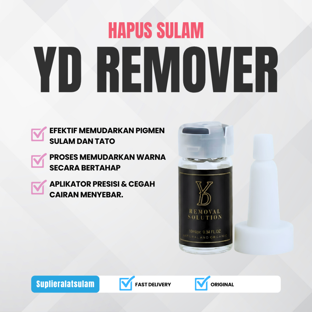 YD Penghapus Sulam / Tatto Remover Hapus Sulam Alis Bibir Eyeliner Tatto Permanen