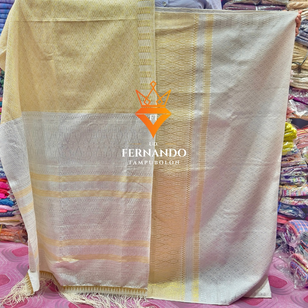 Songket Tumtuman Piala Marsinondang Tanpa Sambung Kain Tenun Asli Pakaian Tradisional Pesta By Ferna
