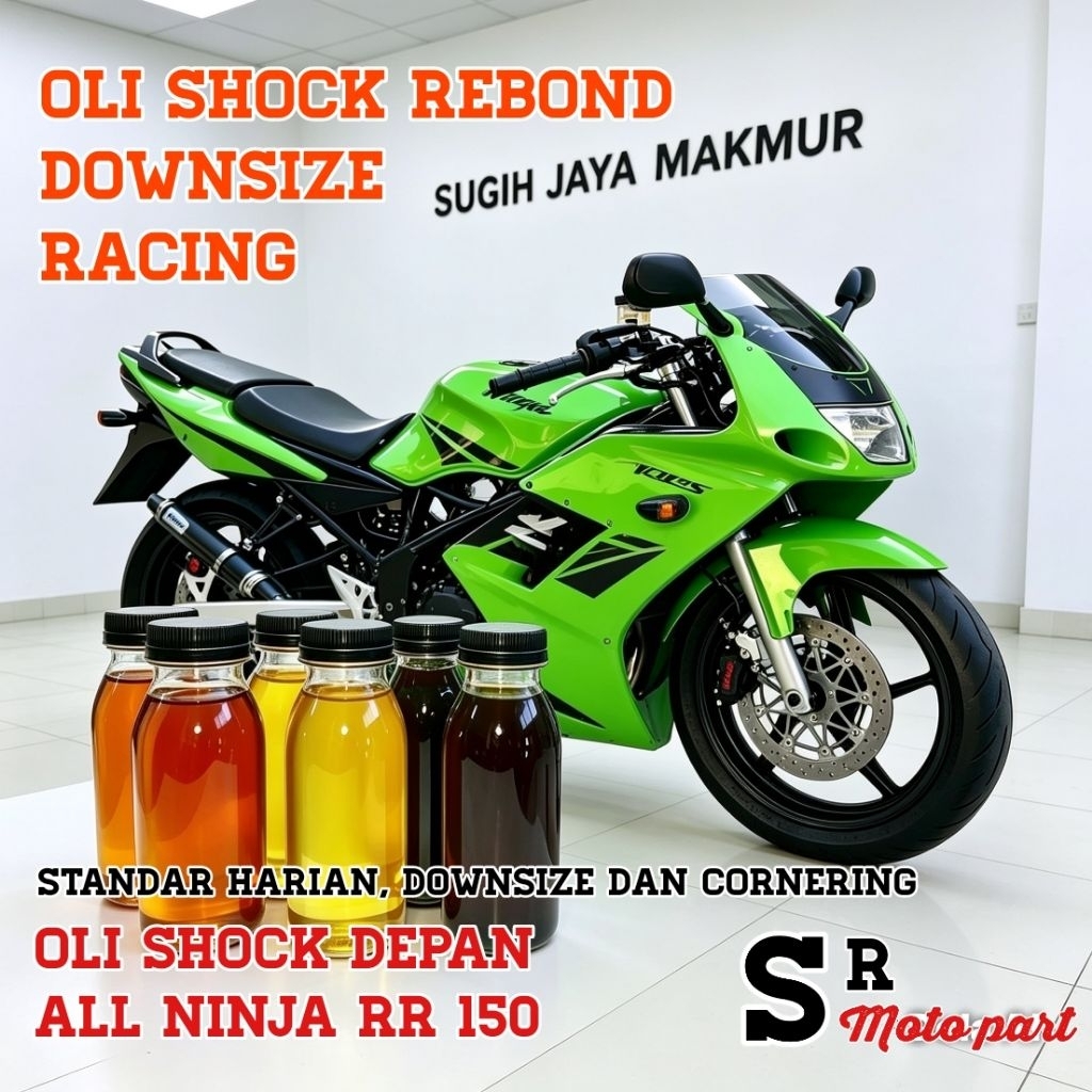 OLI SHOCK DEPAN NINJA RR RACIKAN|OLI SHOCK STANDAR HARIAN|OLI SHOCK DOWNSIZE|OLI SHOCK RACING CORNER