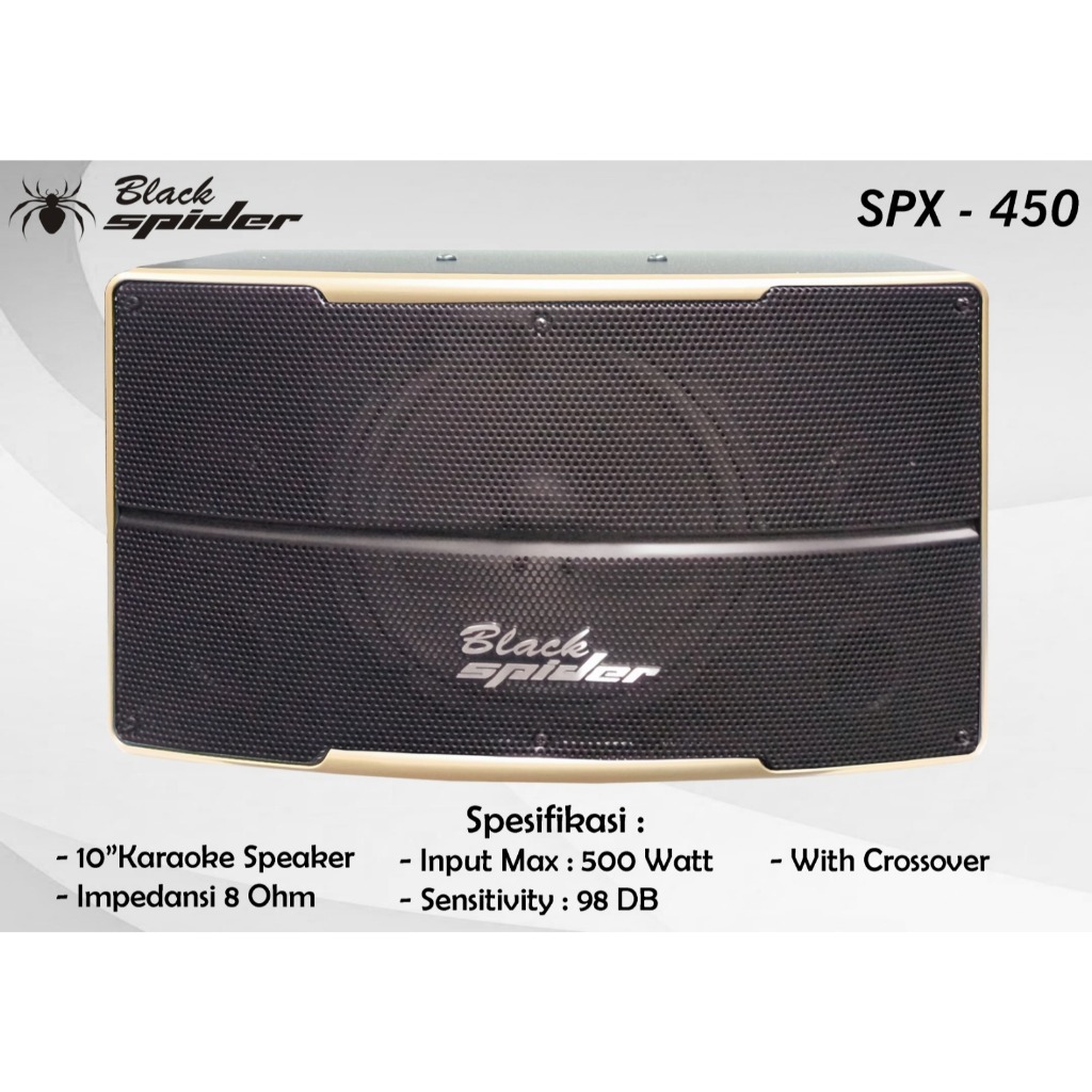 Speaker black spider 10 inch spx 250 speaker black spider 10 inch original