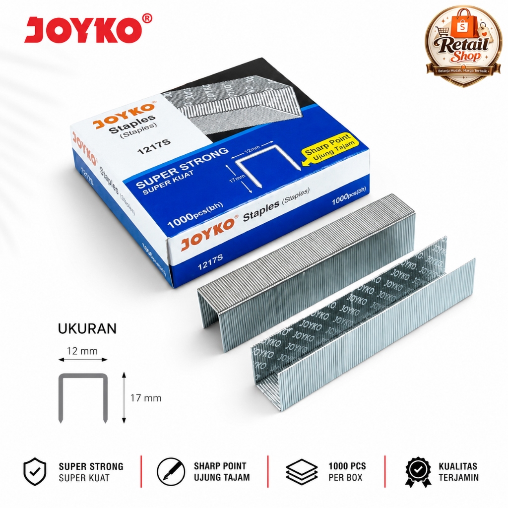 Isi Staples Jilid Joyko 1217S / Isi Stapler staples Joyko 1217S 1217 2317
