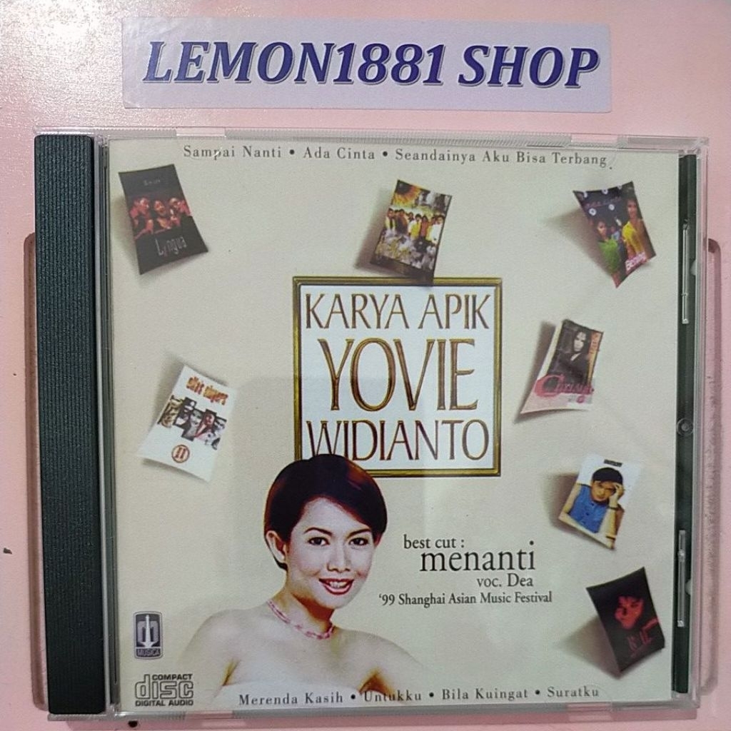 CD KARYA APIK YOVIE WIDIANTO. KAHITNA DEA MIRELLA ELFA'S SINGERS CHRISYE LINGUA