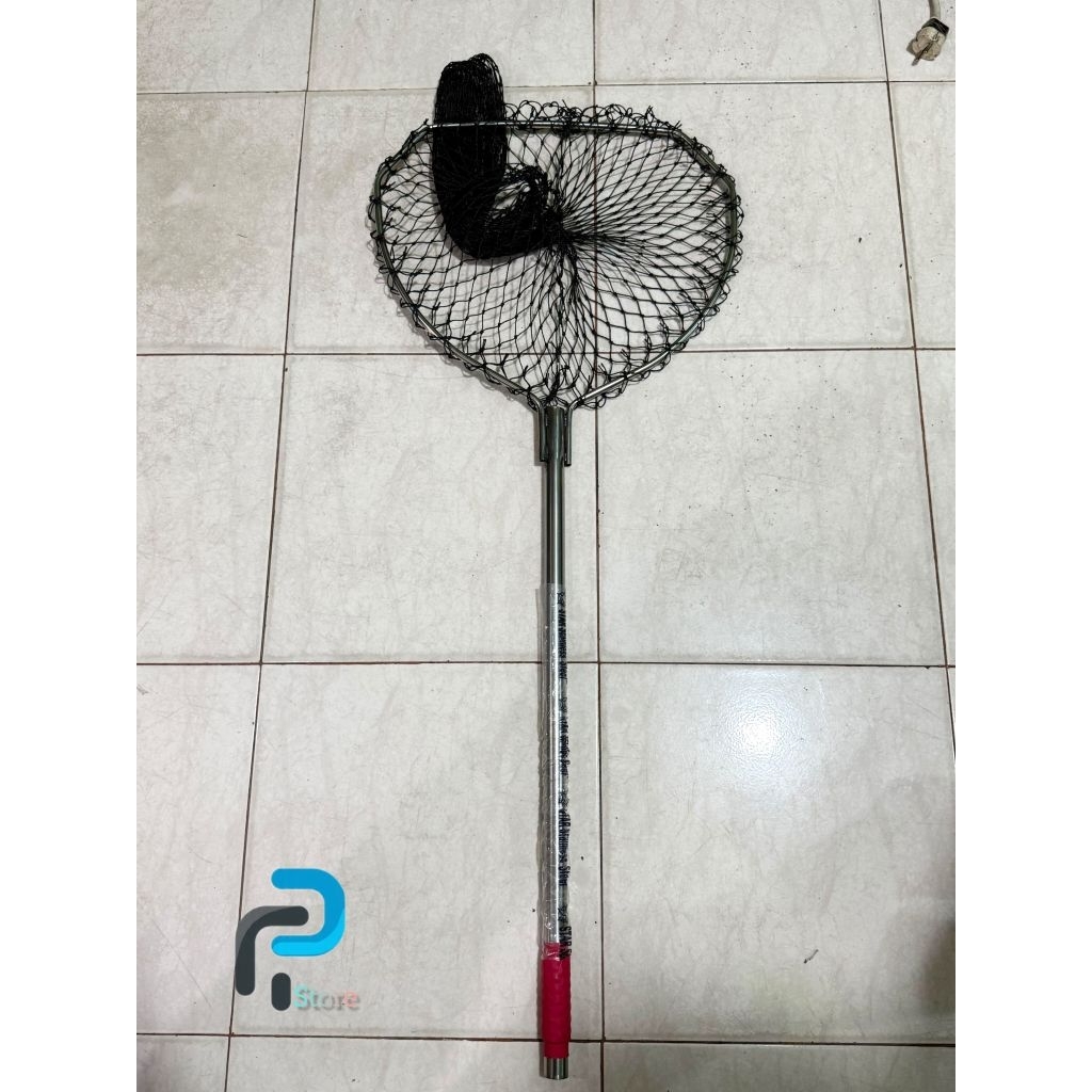 serokan stenlis, serokan galatama ikan mas dan lele dll. serokan kolam ikan