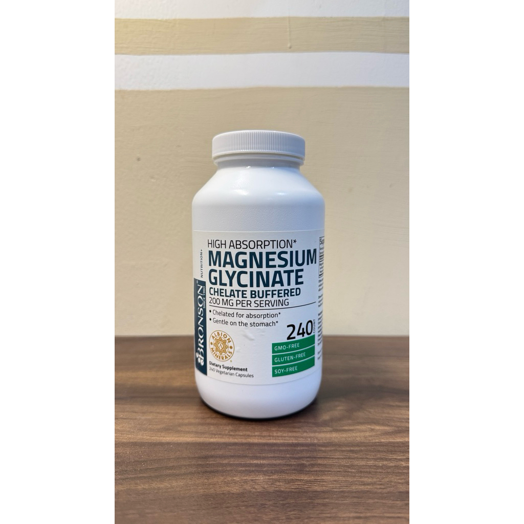 Bronson Magnesium Glycinate (~120 pills)