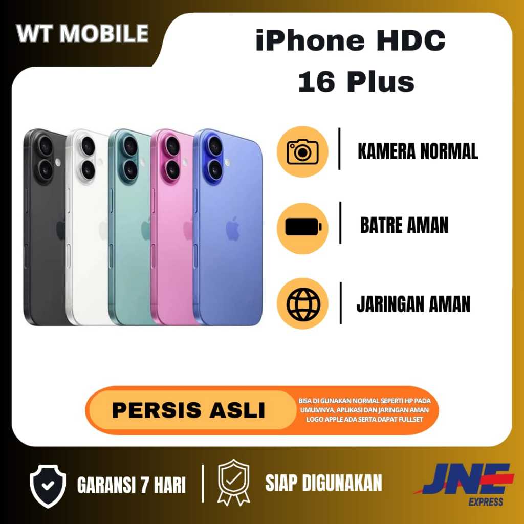 HP 16 PLUS HDC 3/32GB MULUS SIAP DIGUNAKAN UNIT NORMAL GARANSI 7 HARI